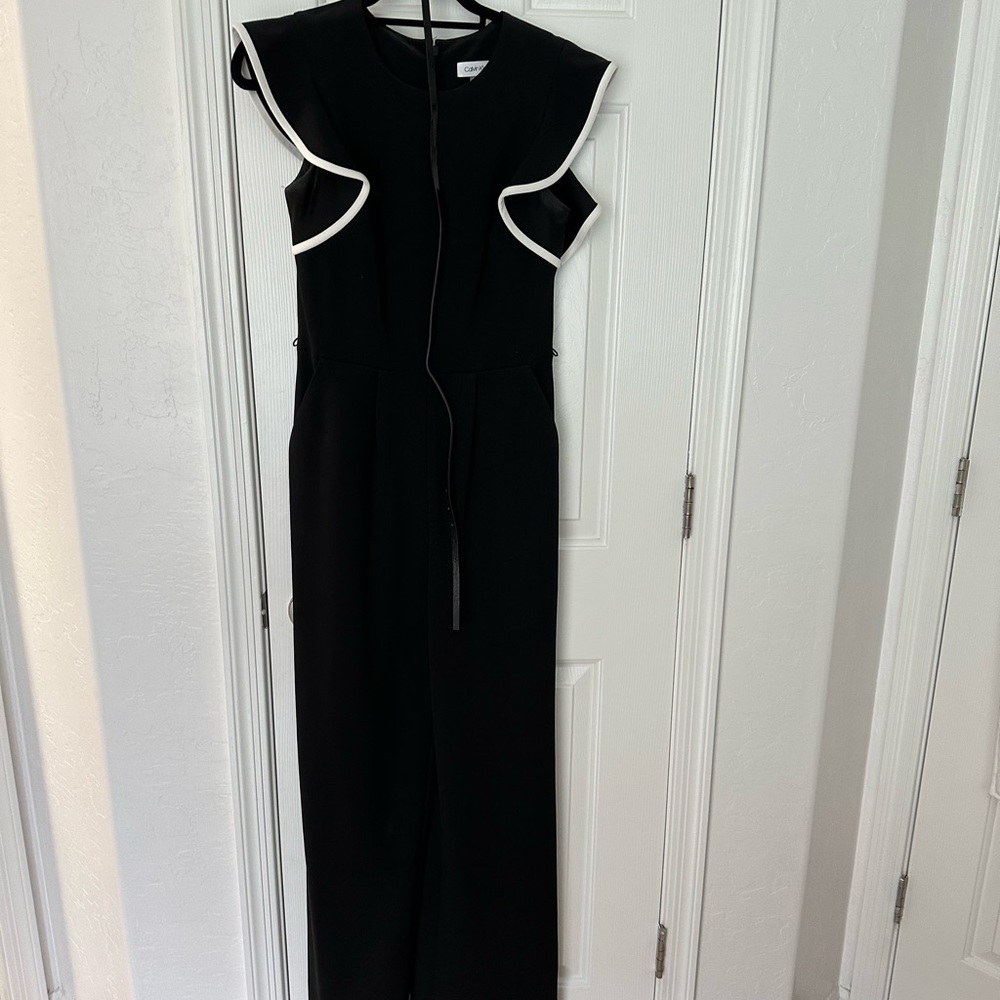 Calvin Klein Black Outfit with White Accents